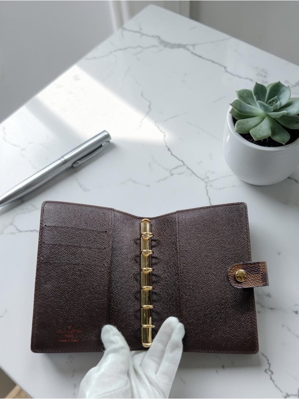 Louis Vuitton Monogram Agenda PM - Small 6-Ring Planner Cover - Picture 4 of 8
